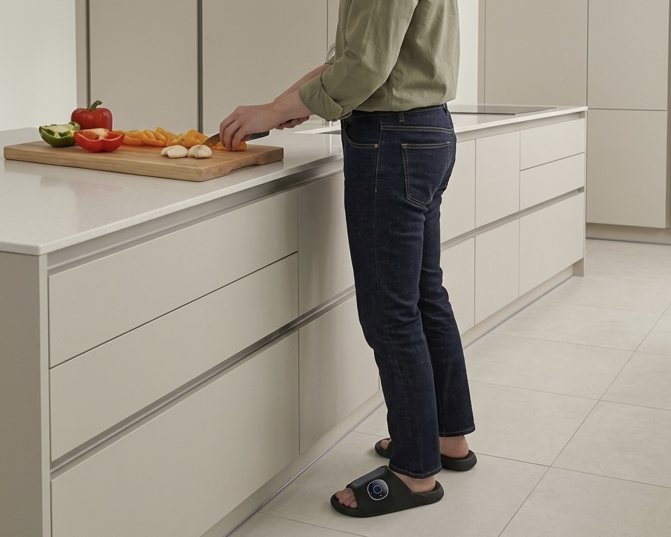 ランニング後にEMSサンダル